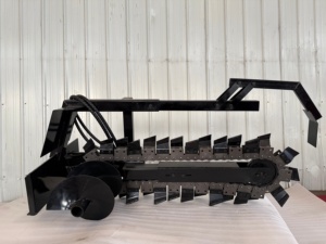 Gasoline Farm Trencher <b>Chain</b> <b>Saw</b> Ditching Machine Walk Behind Soil Trencher for Farm Construction - Product Image 4