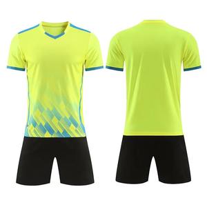 Uniforme de fútbol de moda para hombre, camiseta de poliéster transpirable con pantalones cortos, traje deportivo sólido, entrenamiento, secado rápido, transpirable - Product Image 2