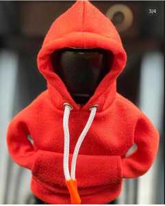 Débardeur d'hiver à boutons solides pour hommes Pull décontracté à capuche en tissu polaire Couleur et logo personnalisables - Product Image 6