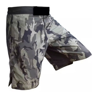 Ropa deportiva MMA de poliéster 100% personalizada, pantalones cortos de lucha informales de secado rápido para hombres y mujeres para artes marciales y boxeo - Product Image 2