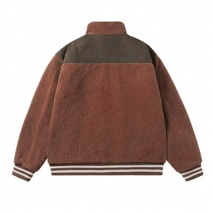 Plus haute qualité nouveau produit de marque personnalisation Logo taux de gros plus récent vêtements pour hommes à la mode veste polaire Sherpa - Product Image 6