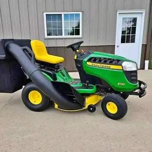 Tracteur tondeuse à gazon John Deere de qualité supérieure, dernière génération, avec machine rotative E130, pour jardin et pelouse, conforme aux normes européennes - Product Image 4