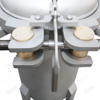 Filtre à sac à ouverture rapide à grand débit pour la filtration du moût brut de brasserie et l'équipement de polissage de la bière finie