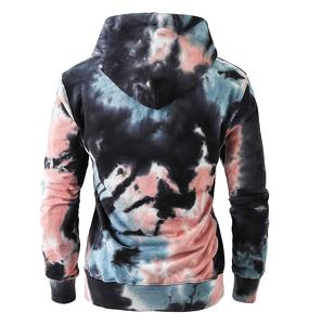 Casual manches longues Street wear Crop Tops Pullover Sweat à capuche Crop Top Femmes Tie Dye Hoodies - Product Image 1