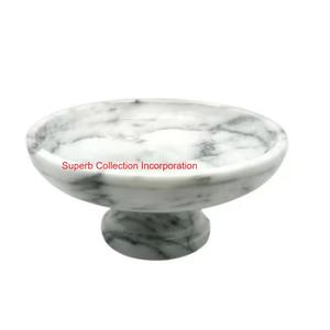 Bol décoratif en marbre vert naturel fabriqué à la main pièce maîtresse en pierre polie élégante pour la décoration intérieure et les occasions festives - Product Image 2