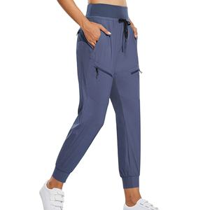 ¡Novedad de 2023! Joggers de lana para mujer con logotipo personalizado de invierno con bolsillos con cremallera, pantalones de chándal informales - Product Image 1