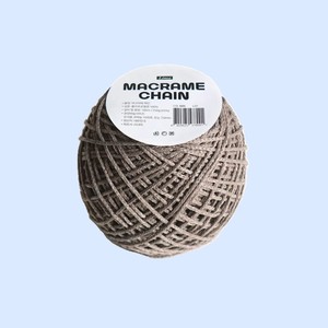 ไหมถักมือ MACRAME CHAIN ไหมโพลีโพรพิลีนสำหรับถักโครเชต์ ไหมถักมือแบบก้อน 250 กรัม ไหมถักโครเชต์แบบม้วนใหญ่ - Product Image 4
