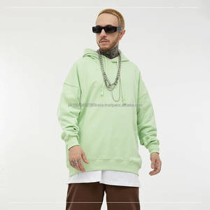 Sudadera con Capucha para Hombre, Estilo Vintage, Lavado Ácido, Decoloración al Sol, 360g, Hombros Caídos - Product Image 3