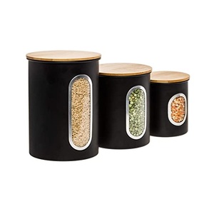 Tarro de almacenamiento de alimentos usado para catering de cocina personalizado de alta calidad, bote de Metal, bote de azúcar, bote de almacenamiento de sal - Product Image 3