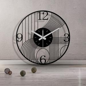 Handcrafted Metal Home <b>Wall</b> <b>Clock</b> Very for Living Room Decor Perfect Size From India - Product Image 2