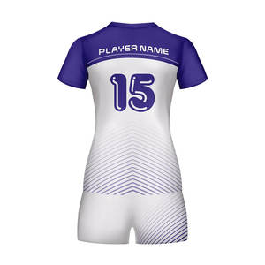 Uniforme de Voleibol Unisex 100% Poliéster, Personalizable, Último Diseño, Impermeable, Transpirable, con Tirantes en T, a Bajo Precio - Product Image 6