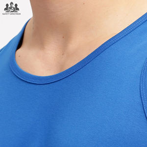 Débardeur de sport en tricot décontracté pour homme |   Vêtements de sport sans manches 100% coton respirant |   Exportation en gros - Product Image 6