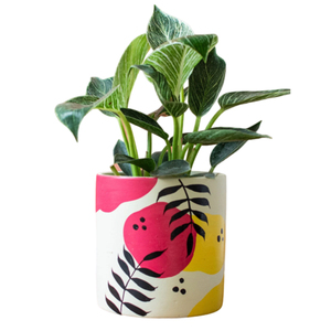 กระถางสีดำสไตล์วินเทจถูกตีด้วยมือและประดับด้วยลายทางแกะสลักด้วยมือ - Product Image 6