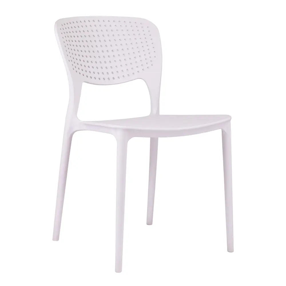 Stacking PP Plastic Chairs "Todo White" lightweight and durable reliable supplier