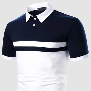 2025 Camisetas de polo para hombre con clase de la mejor calidad Camisetas de Polo de manga corta con logotipo personalizado de nuevo diseño informal más vendido - Product Image 2