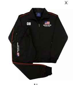 Vêtements de sport pour hommes, survêtement chaud à fermeture éclair complète, survêtement décontracté - Product Image 1