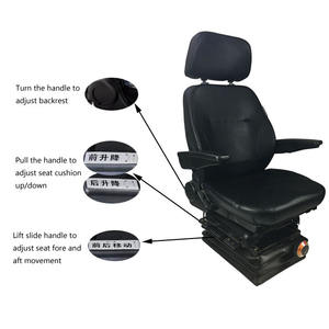 Sedile per Operatore di Attrezzature di Perforazione, Seduta per Sala di Perforazione, Sedile <span class=keywords><strong>Auto</strong></span> per Ingegneria, Sedili con Sospensione - Product Image 6