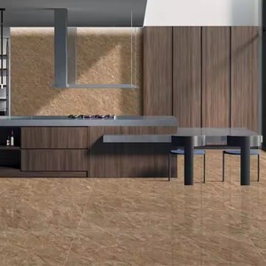 Perlato Brun 600x1200 Offre Spéciale Carrelage de Céramique Design Moderne Brillant 60x120 Porcelaine Blanche Standard Pour Sols Intérieurs - Product Image 1