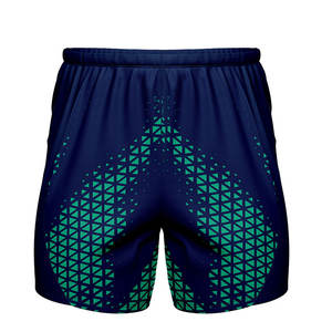 Pantalones cortos de baloncesto personalizados para hombres con diseño único Cierre de cintura elástica Patrón sólido Estilo casual Malla de sublimación - Product Image 1