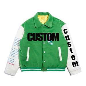 Chaqueta Bomber de Satén Personalizada para Hombre, Estilo Urbano de Invierno, Logotipo Frontal Personalizable, Chaqueta Deportiva para Equipos, Venta al Por Mayor - Product Image 1