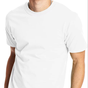 Custom Casual Men's Solid Pattern Knitted Spandex/Cotton Quick Dry <b>V</b>-<b>neck</b> Digital Printing <b>T</b>-<b>Shirt</b> Half Sleeve Lightweight - Product Image 1