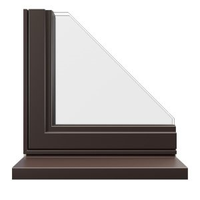 Système de profilés de fenêtres en aluminium de qualité supérieure avec finitions de surface anodisées et peintes en poudre