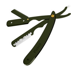 Stainless Steel Folding Shaving Knife with Straight <b>Edge</b> Barber Razor Custom logo razor Men's Straight Razor By Pissco Pakistan - Product Image 6