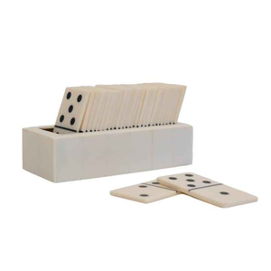 Jeu de dominos tendance en os de chameau, décoration de table en bois indien, dominos en résine pour l'intérieur, pour les magasins d'articles ménagers - Product Image 3