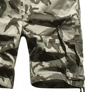 Vente chaude vêtements d'été hommes pantacourt salopette ample Cargo Shorts impression personnalisée Logo sport en plein air décontracté Cargo Shorts - Product Image 4