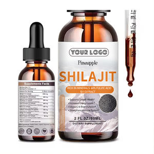 Multitamin ו מינרלים תוספי himalayan שילאג 'ט טיפות נוזל עם 60% חומצה פבית תומך באנרגיה & סיבולת למבוגרים - Product Image 2