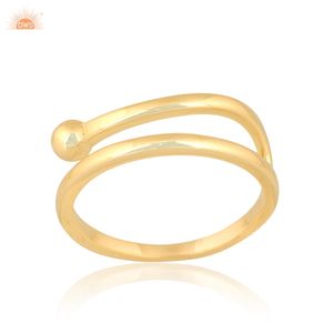 Anillo de Oro Sólido de 9k de Diseño, Anillo Elegante para Uso Diario, Joyería Hecha a Mano Personalizada, Fabricante - Product Image 1