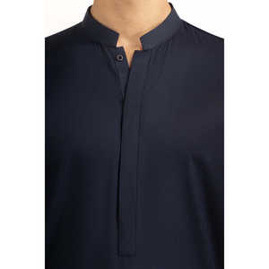 Costumes de mariage pour hommes coupe classique SK-PSD-S25-033 en tissu peigné respirant, simple boutonnage avec braguette boutonnée - Product Image 5