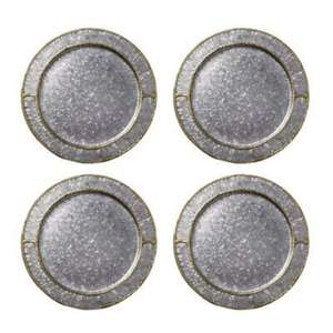 Nouveau plateau de service en métal galvanisé de conception indienne faite à la main d'une seule pièce avec une qualité premium supplémentaire aux meilleurs tarifs - Product Image 2