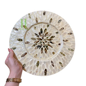 BEST SELLER Product Mother of Pearl Round <b>Placemats</b> For Party Modern Style Decoration <b>Placemats</b> For Dinner From Vietnam - Product Image 2