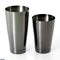 Shakers en acier inoxydable argenté de qualité supérieure, écologiques et durables, accessoires de bar de haute qualité, accessoires pour cocktails et en-cas