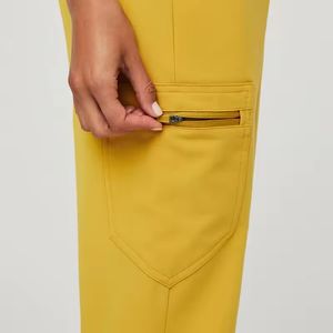 ชุดพยาบาลชุดเครื่องแบบโรงพยาบาลผ้าโพลีเรยอนผ้าสแปนเด็กซ์แบบปรับแต่งได้ - Product Image 3