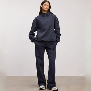 Ensemble de survêtement pour femmes de haute qualité, taille plus, uni, séchage rapide, léger, impression et conception de logo personnalisés, service OEM - Product Image 2