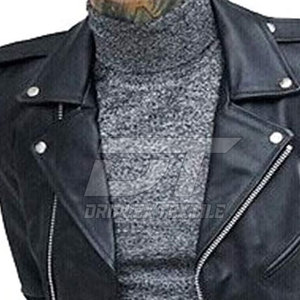 Chaqueta de cuero de alta calidad para hombre, chaqueta de cuero con logotipo personalizado para hombre, ropa de moda, chaqueta de invierno, chaqueta de cuero para hombre - Product Image 5