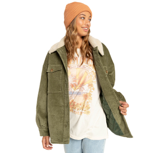 <b>Spark</b> Clothing <b>Top</b> Sell Ladies Corduroy Jackets Fur Liner Turn-down Collar Custom Made Breathable Winter Fashion Streetwear - Product Image 4