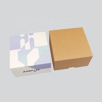 Scatola Regalo Personalizzata in Carta Kraft UV Fatta a Mano con Manici e Inserti per Cornici e Candele