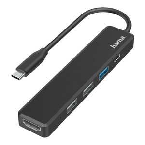 HUB 2 en 1 Usb Type C noir 00200117 - Product Image 1