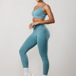 Quick Dry Breathable <b>Women</b> Fitness Cross <b>Back</b> Bra Custom Made Seamless <b>Women</b> Fitness Wear Bra - Product Image 5