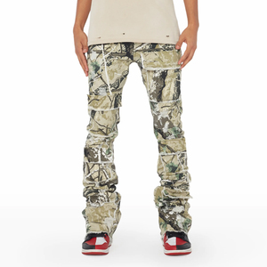 Pantalones vaqueros de mezclilla para hombre con camuflaje OEM, diseñados para las tendencias de moda modernas y con comodidad para los hombres. - Product Image 2