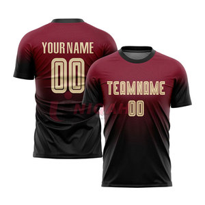 Venta al por mayor Original de algodón poliéster uniforme de fútbol personalizado camisetas de fútbol Impresión digital Anti-UV y secado rápido en todos los tamaños - Product Image 4