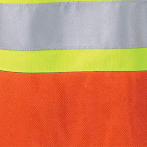 Camiseta de Manga Corta de Alta Visibilidad para Hombre, Ropa de Trabajo de Alta Visibilidad, Camiseta de Seguridad Reflectante con Cintas Reflectantes - Product Image 5