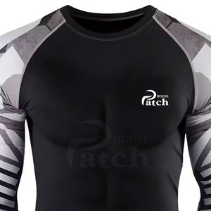 New Design Rash Guard Compression Shirt Durable Fabric Perfect For MMA BJJ <b>Grappling</b> And Fitness Training Rash Guard - Product Image 4
