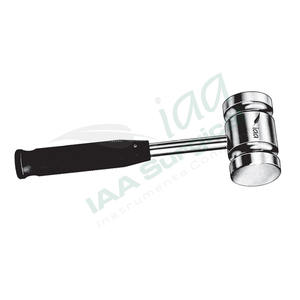 Martillo de acero inoxidable Mead Mallet con cabeza de plástico, martillo quirúrgico para levantar huesos, para odontología implanta y procedimientos ortopédicos - Product Image 2