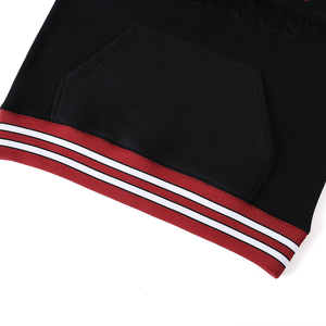 Sudadera Delta Negra con Cierre de Cremallera para Invierno |   Logotipo bordado en chenilla con relieve griego, unisex, forrado y con ribetes. |   Transpirable de Secado Rápido - Product Image 5