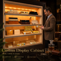 Humidor sur mesure, salon à cigares, design intérieur de salle à cigares personnalisée, club de membres de salon à cigares, service de construction clé en main