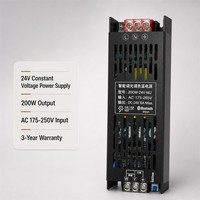 Driver LED intelligent Tuya 24V à tension constante avec contrôle de la température de couleur et gradation, AC 175-250V, canal unique